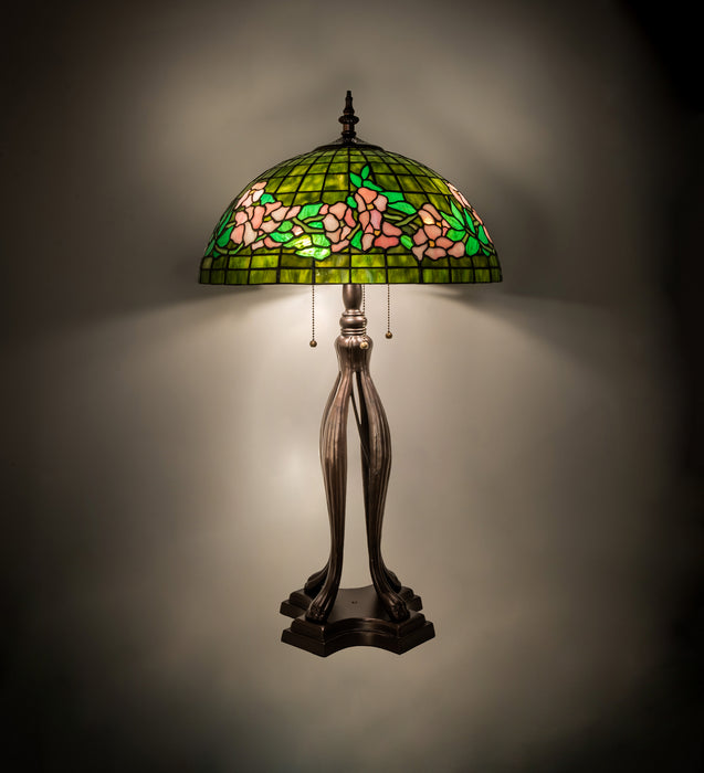 Meyda Tiffany 253005 33" Table Lamp, Mahogany Bronze