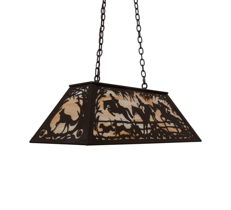 Meyda Tiffany 253029 Six Light Pendant, Oil Rubbed Bronze