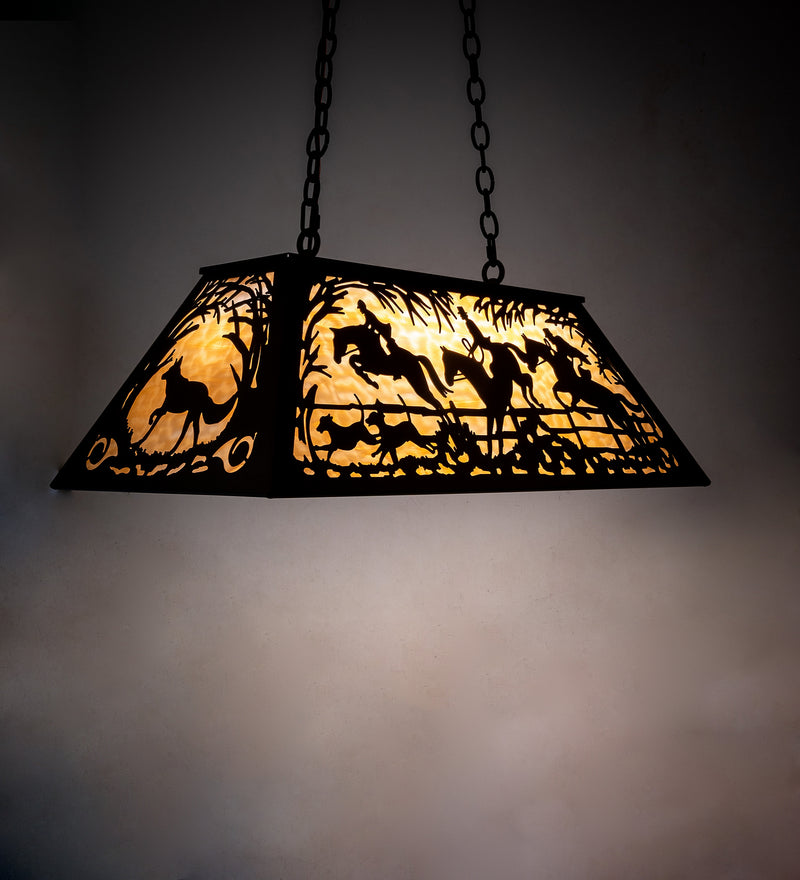 Meyda Tiffany 253029 Six Light Pendant, Oil Rubbed Bronze