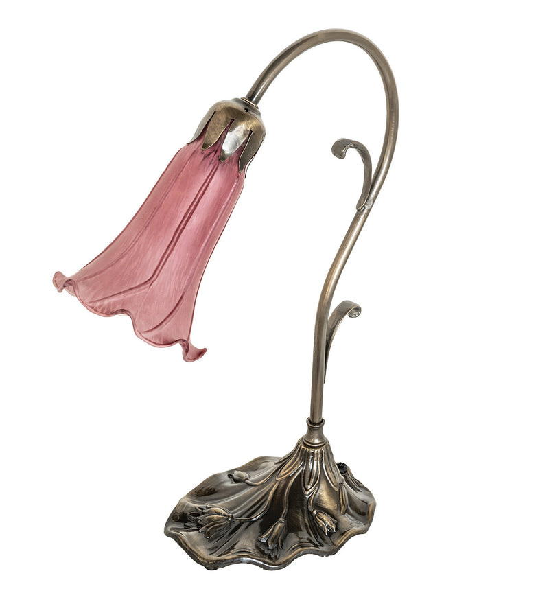 Meyda Tiffany 51594 One Light Mini Lamp, Antique Brass