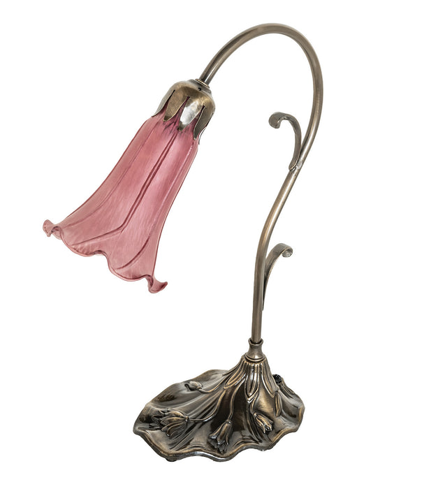 Meyda Tiffany 51594 One Light Mini Lamp, Antique Brass