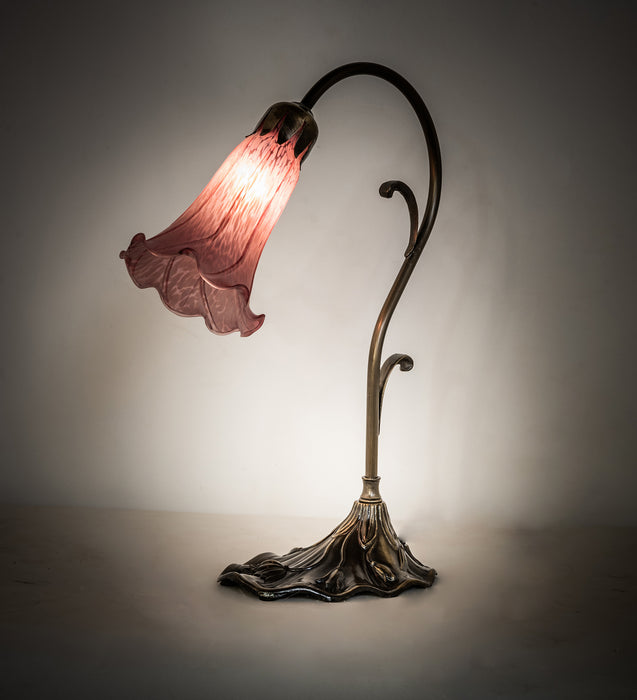 Meyda Tiffany 51594 One Light Mini Lamp, Antique Brass
