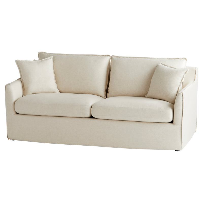 Cyan 11378 Sofa, White - Cream