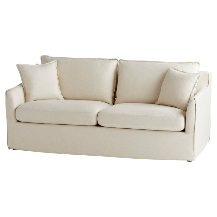 Cyan 11378 Sofa, White - Cream