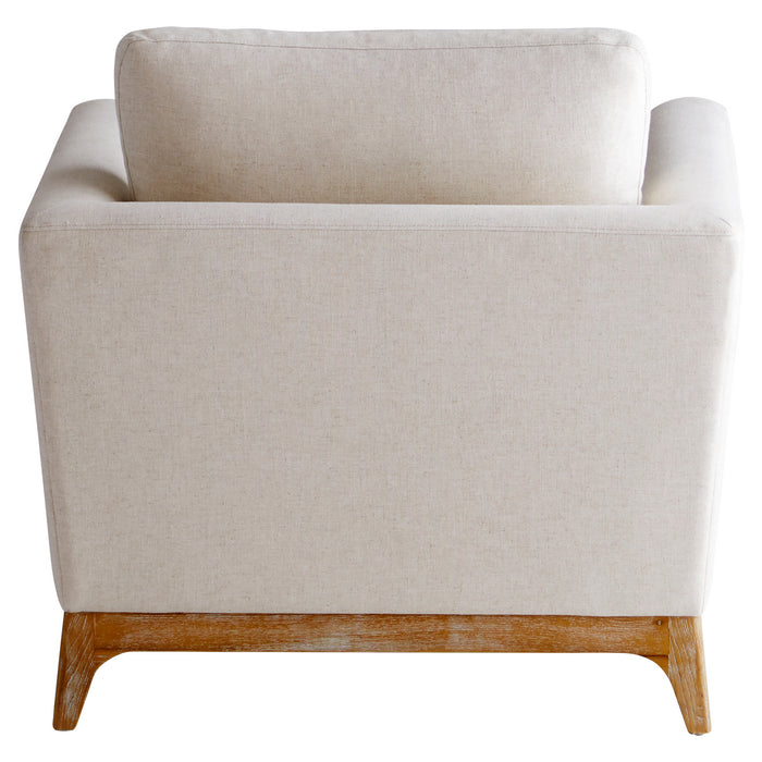 Cyan 11379 Chair, White - Cream