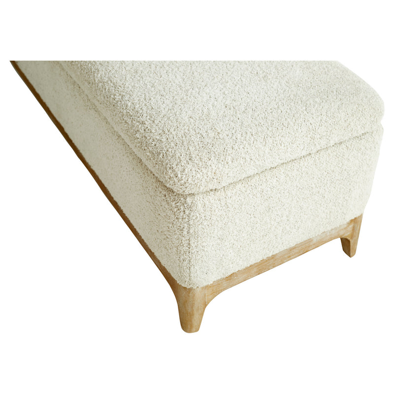 Cyan 11380 Bench, White - Cream