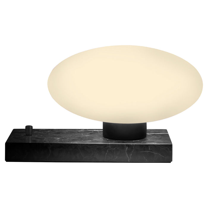 Cyan 11385 One Light Lamp, Black