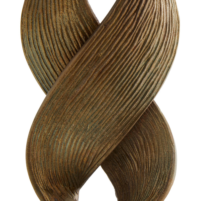 Arteriors 2102 Sculpture, Dark Antique Brass