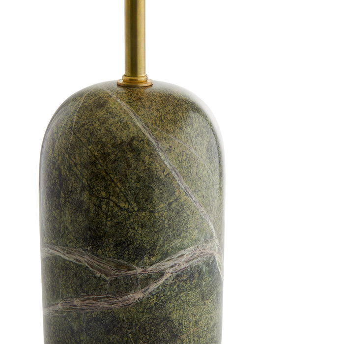 Arteriors 44757-530 One Light Table Lamp, Jungle Marble/Antique Brass