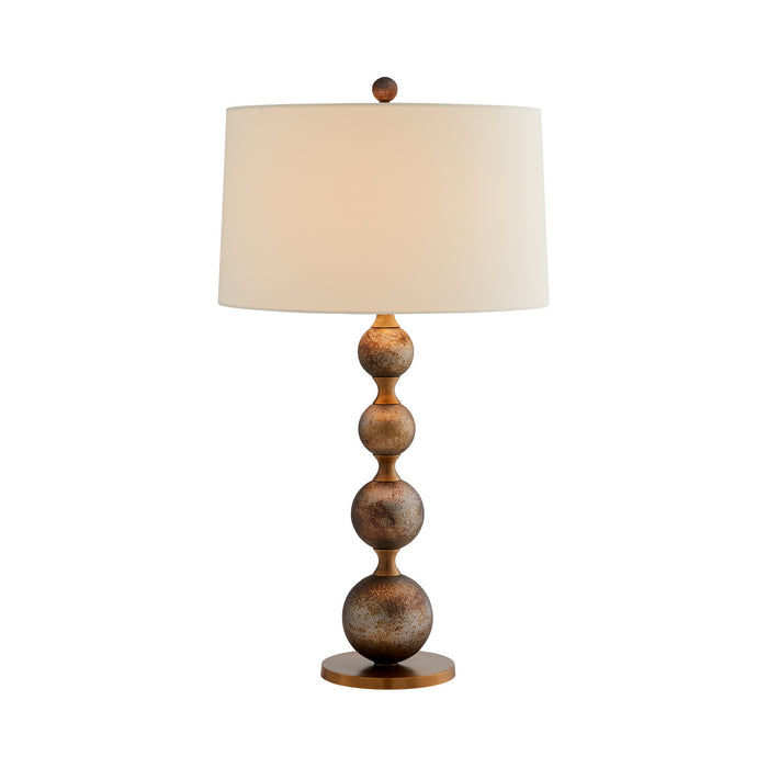 Arteriors 44776-598 One Light Table Lamp, Oxidized Silver