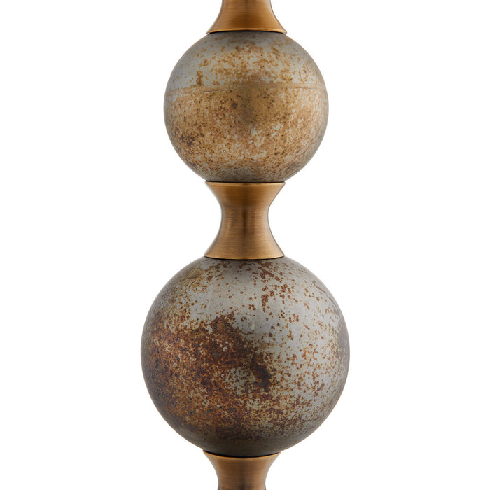 Arteriors 44776-598 One Light Table Lamp, Oxidized Silver