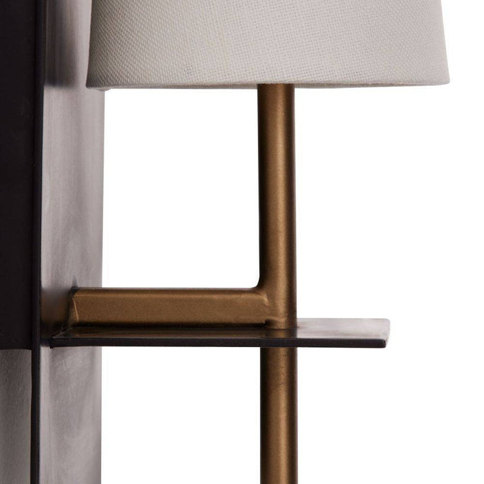 Arteriors 44785-510 One Light Wall Sconce, Blackened Iron
