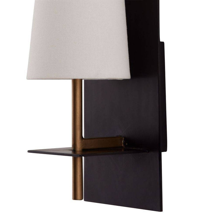 Arteriors 44785-510 One Light Wall Sconce, Blackened Iron