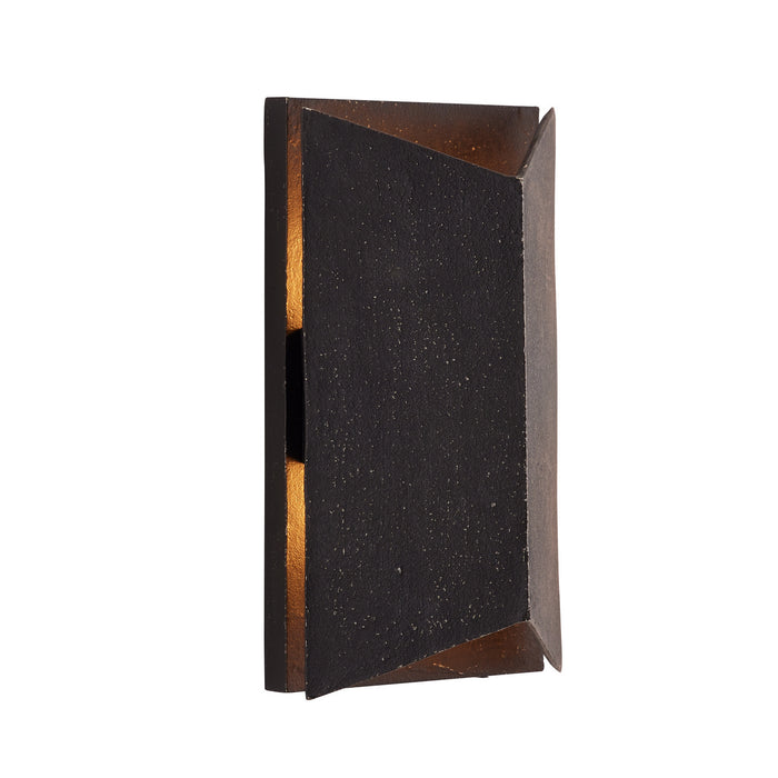 Arteriors 44786 One Light Wall Sconce, Matte Charcoal