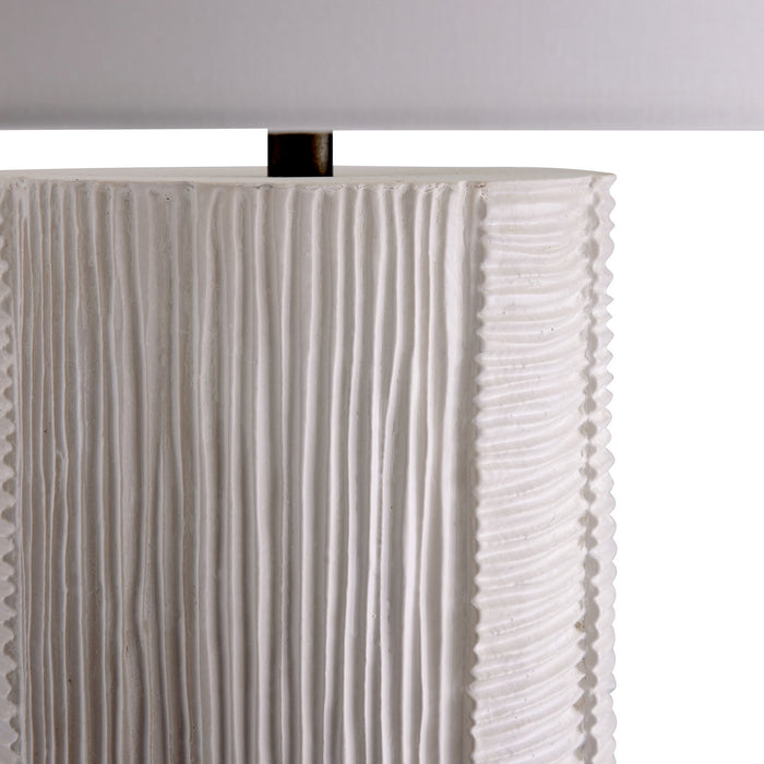 Arteriors 45112-613 One Light Table Lamp, Matte Cream