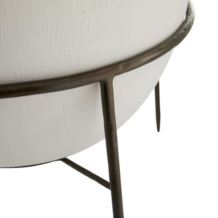 Arteriors 4644 Floor Urn, Matte White