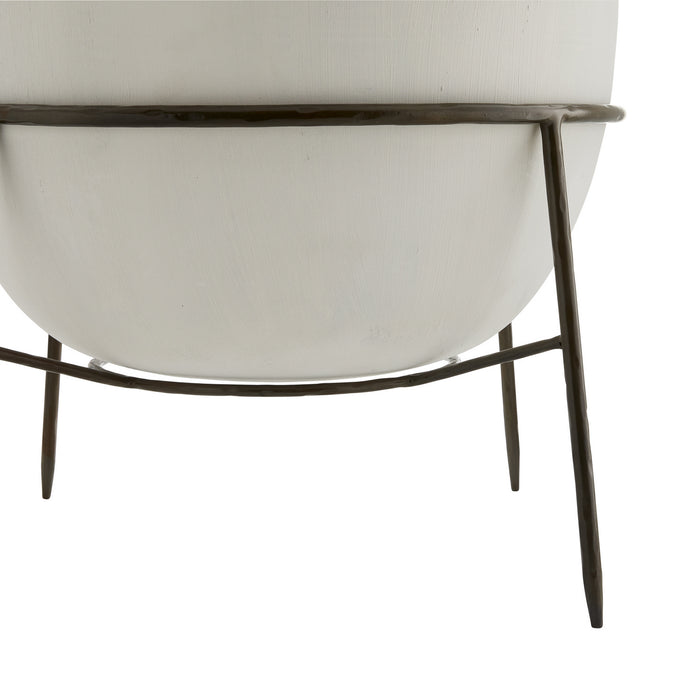 Arteriors 4644 Floor Urn, Matte White