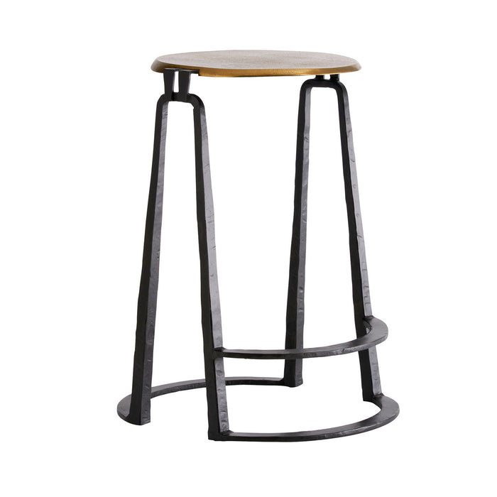 Arteriors 4668 Counter Stool, Antique Brass