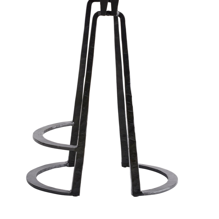 Arteriors 4668 Counter Stool, Antique Brass