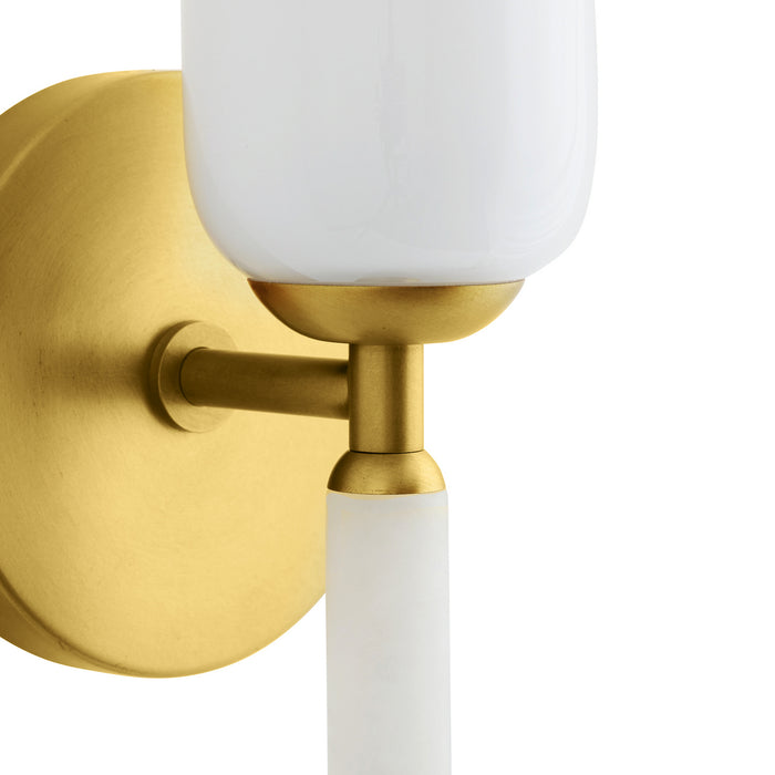 Arteriors 49111 One Light Wall Sconce, Opal