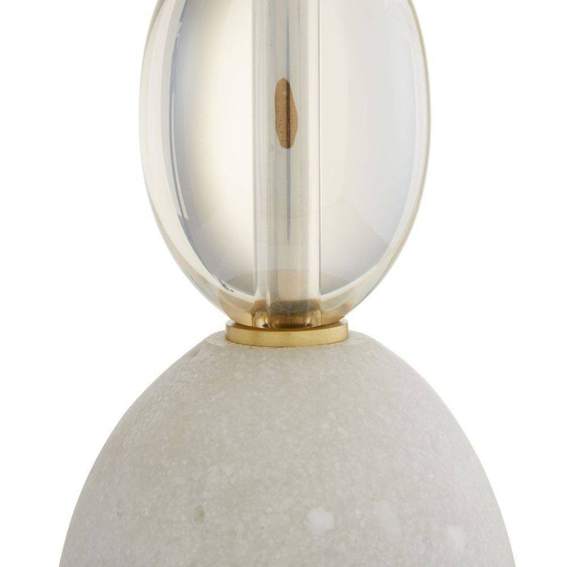 Arteriors 49759-580 One Light Table Lamp, Ivory