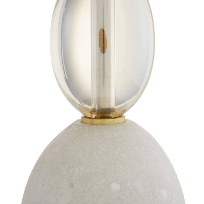 Arteriors 49759-580 One Light Table Lamp, Ivory