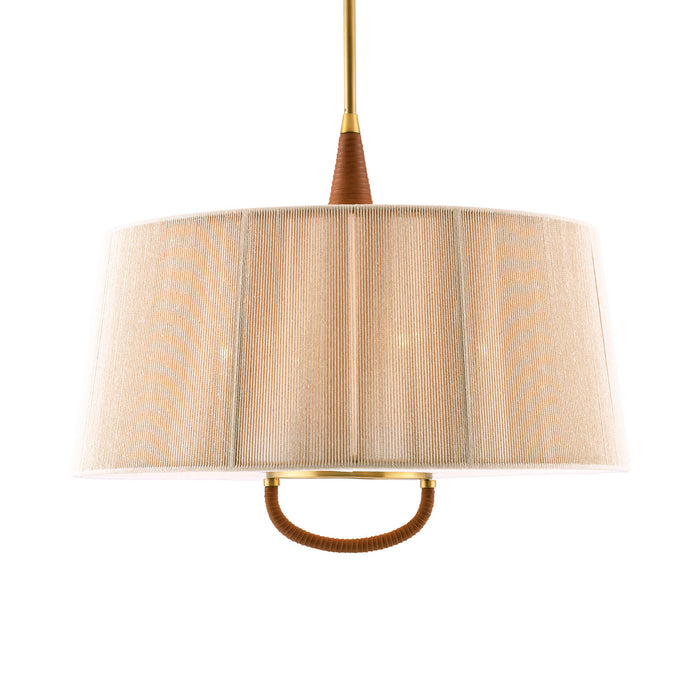 Arteriors 49789 Six Light Pendant, Natural
