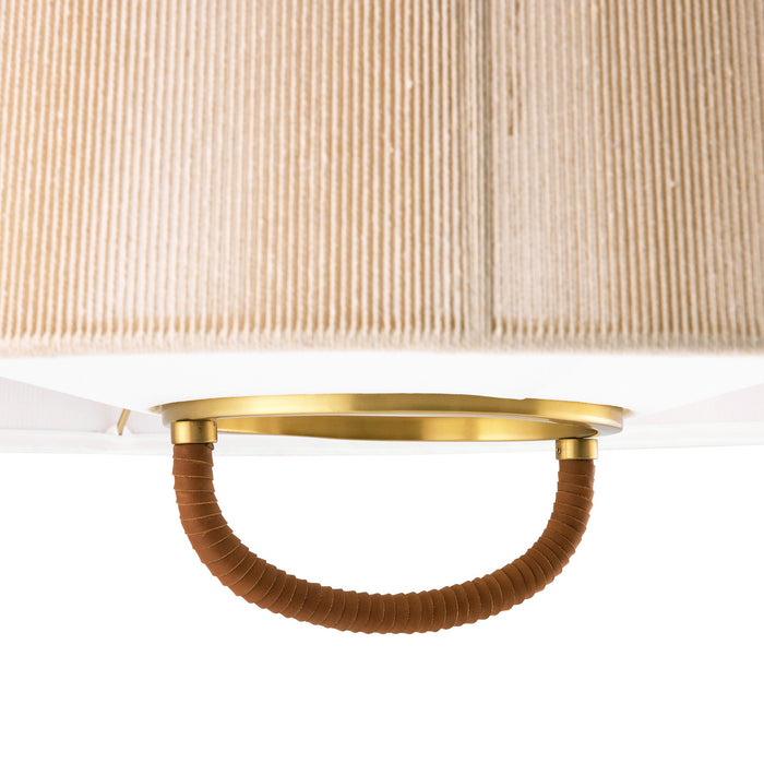 Arteriors 49789 Six Light Pendant, Natural