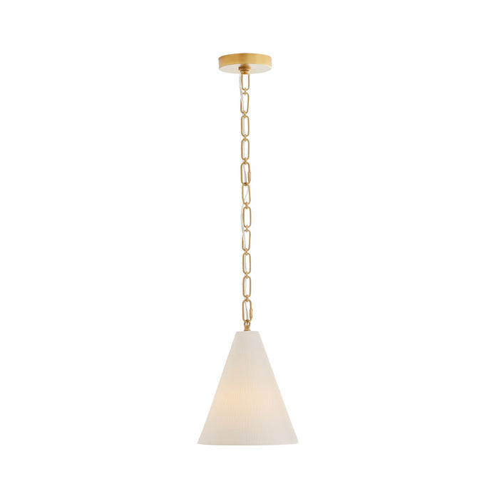 Arteriors 49794 One Light Pendant, Matte Bone
