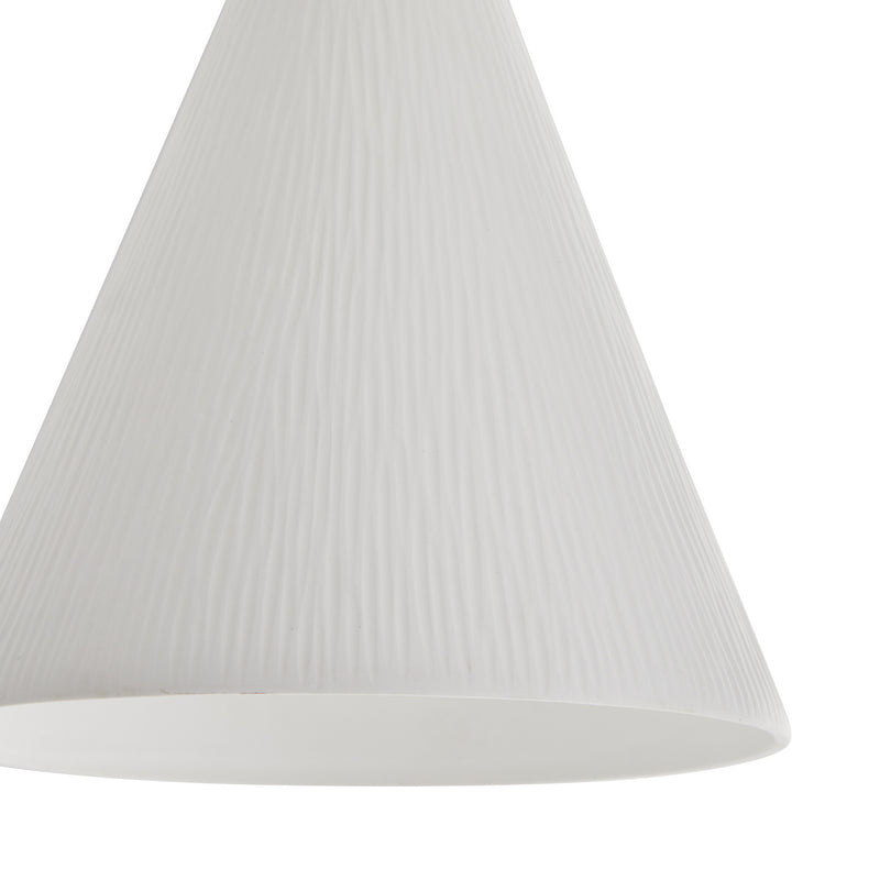 Arteriors 49794 One Light Pendant, Matte Bone