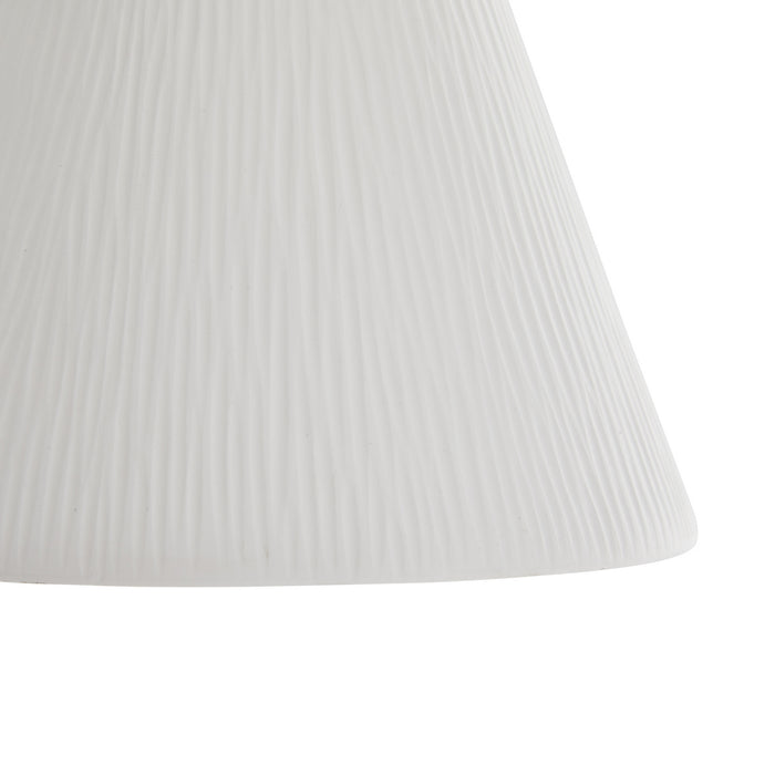 Arteriors 49794 One Light Pendant, Matte Bone