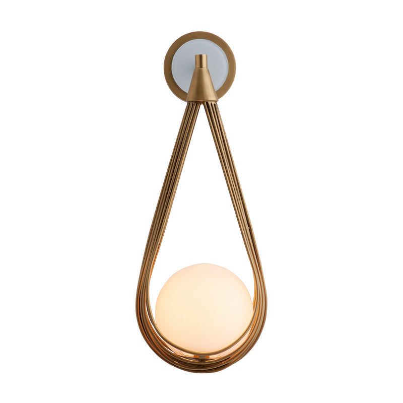 Arteriors 49826 One Light Wall Sconce, Antique Brass