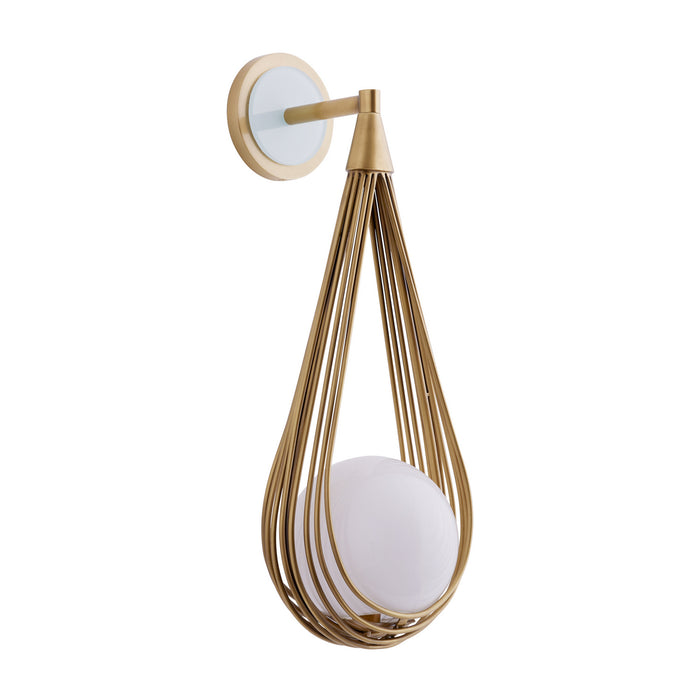 Arteriors 49826 One Light Wall Sconce, Antique Brass