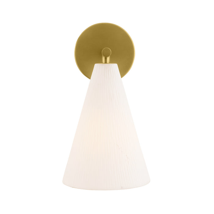 Arteriors 49853 One Light Wall Sconce, Matte Bone