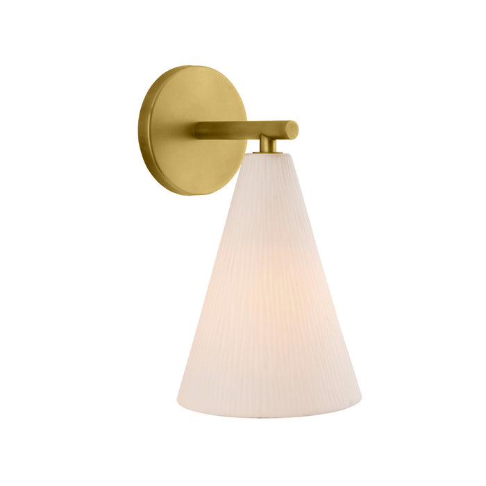 Arteriors 49853 One Light Wall Sconce, Matte Bone