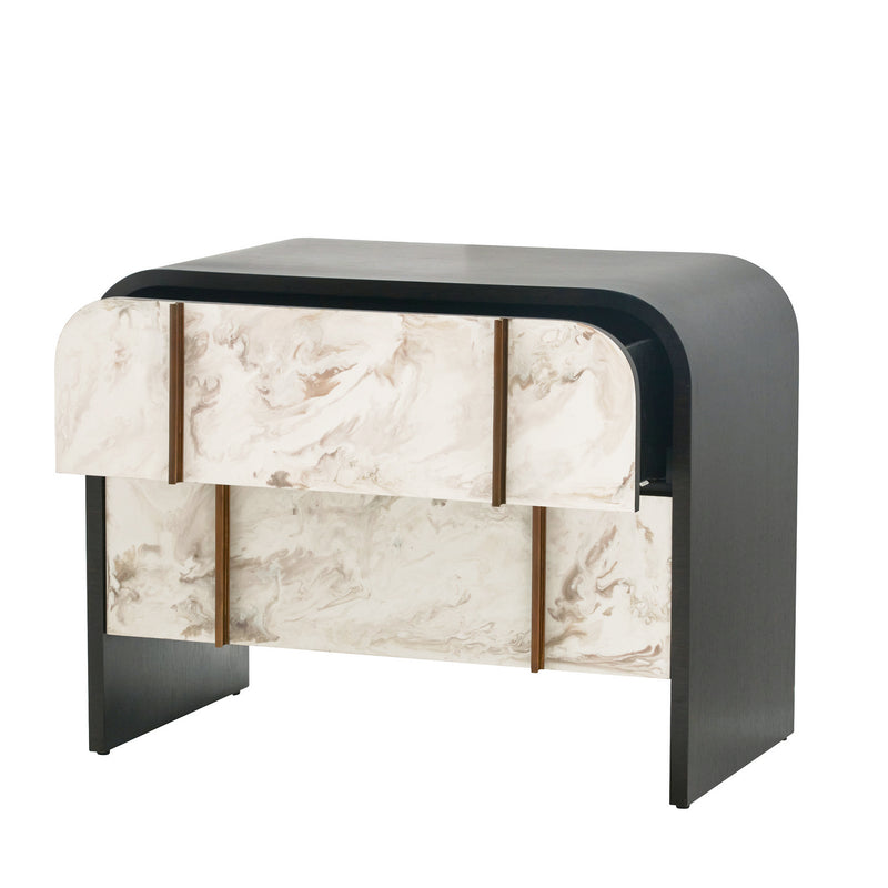 Arteriors 5722 End Table, Ebony