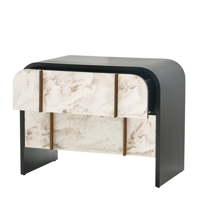 Arteriors 5722 End Table, Ebony
