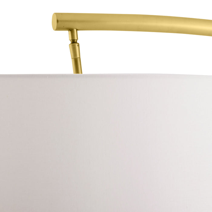 Arteriors 79843 One Light Floor Lamp, Antique Brass