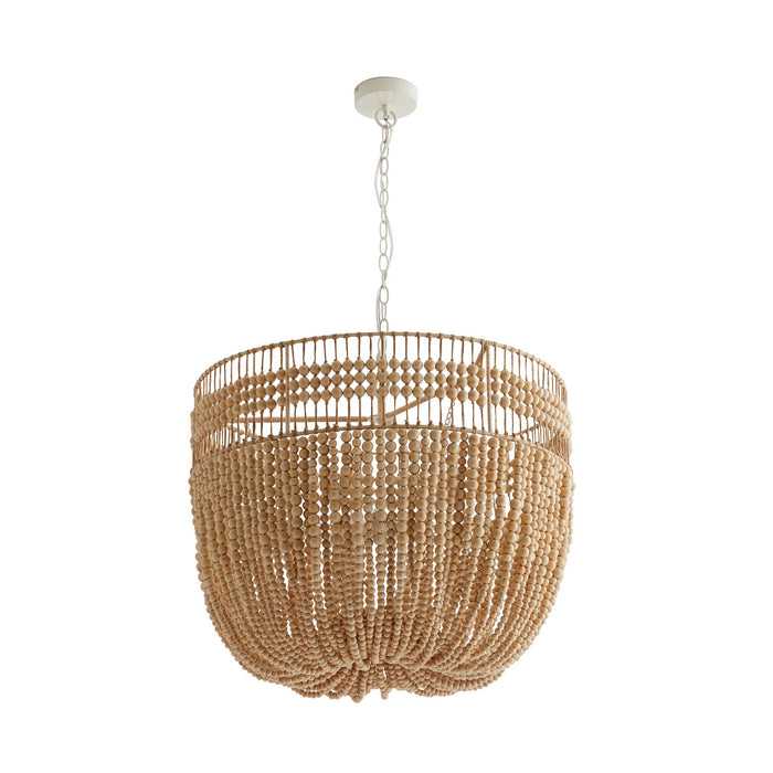 Arteriors 85025 Six Light Chandelier, Natural