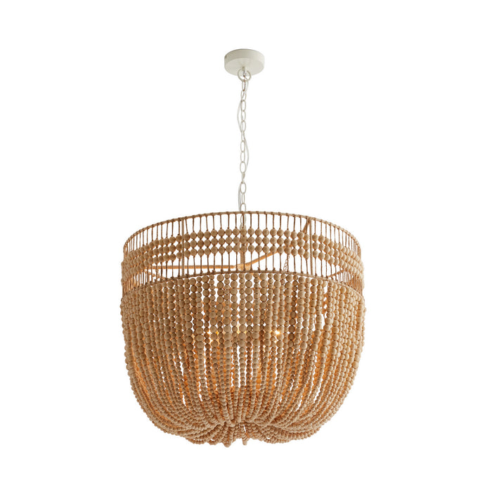 Arteriors 85025 Six Light Chandelier, Natural