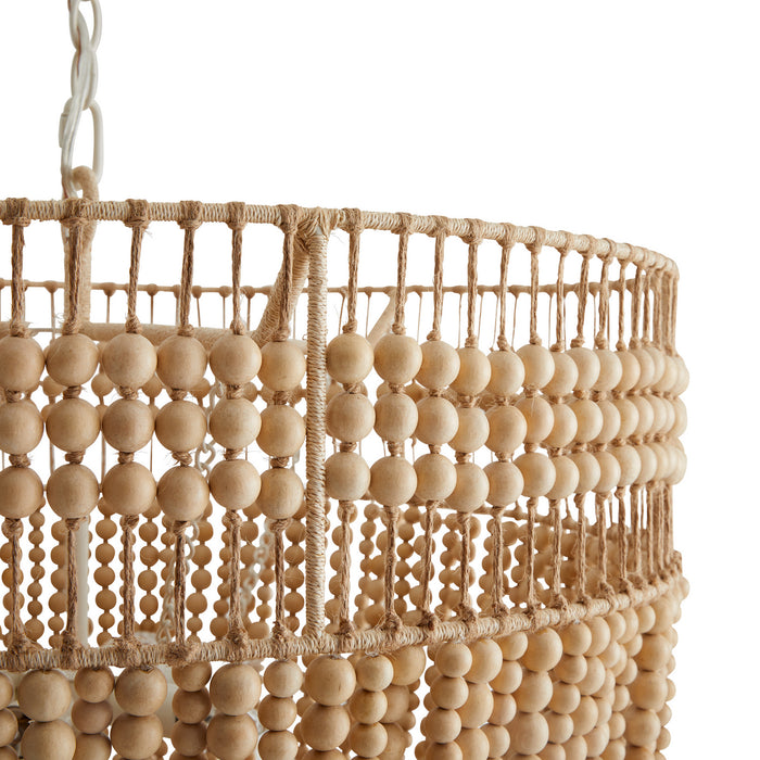 Arteriors 85025 Six Light Chandelier, Natural