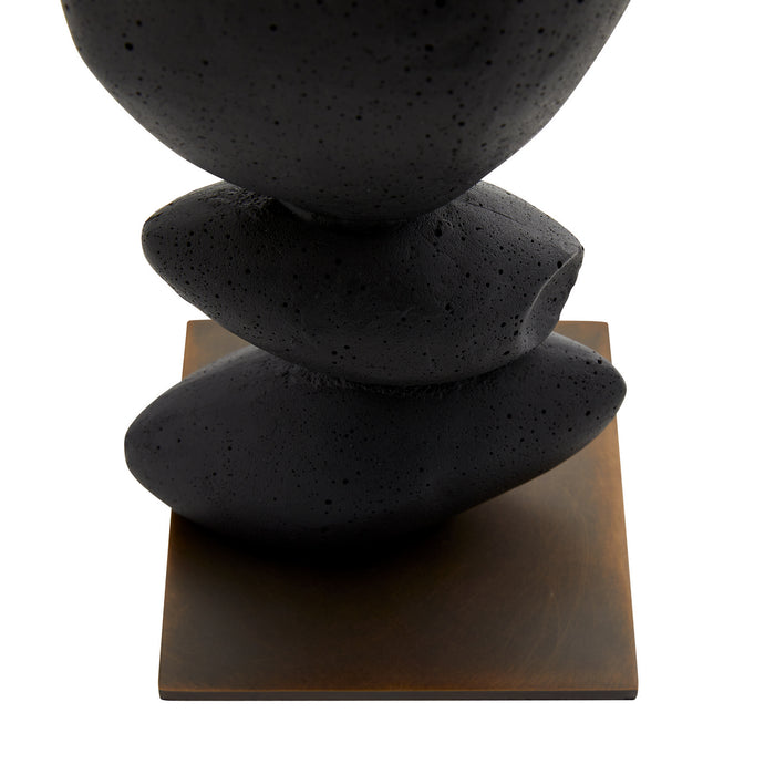 Arteriors 9201 Sculpture, Charcoal
