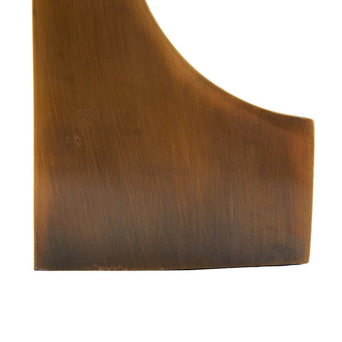 Arteriors DJ2057 Bookends, Set of 2, Vintage Brass