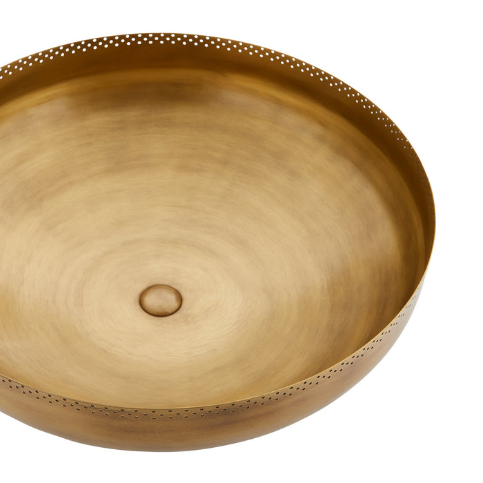 Arteriors DJ2060 Centerpiece, Antique Brass