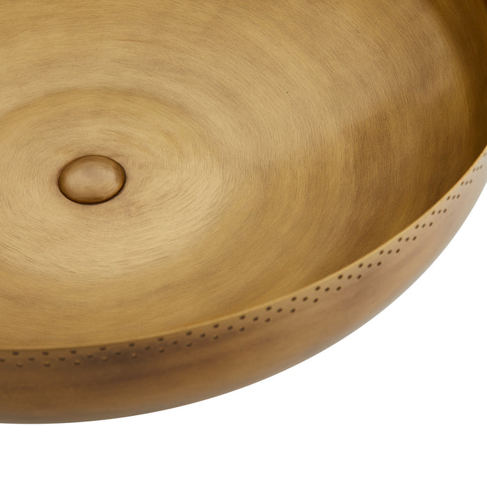 Arteriors DJ2060 Centerpiece, Antique Brass