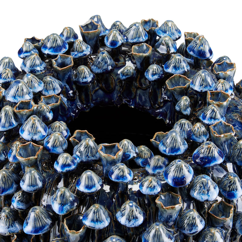 Currey and Company 1200-0575 Vase, Blue