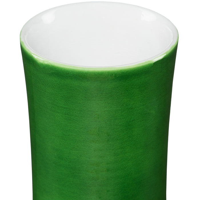 Currey and Company 1200-0577 Vase, Green