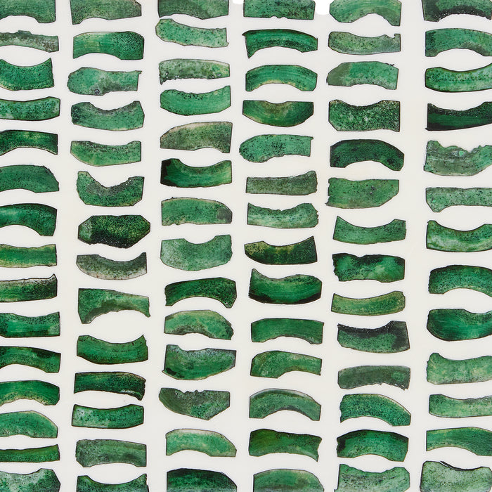 Currey and Company 1200-0585 Box Set of 2, Green/White