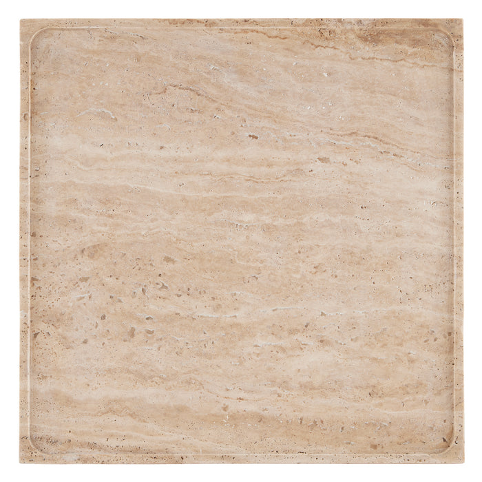 Currey and Company 1200-0595 Tray, Natural/Black