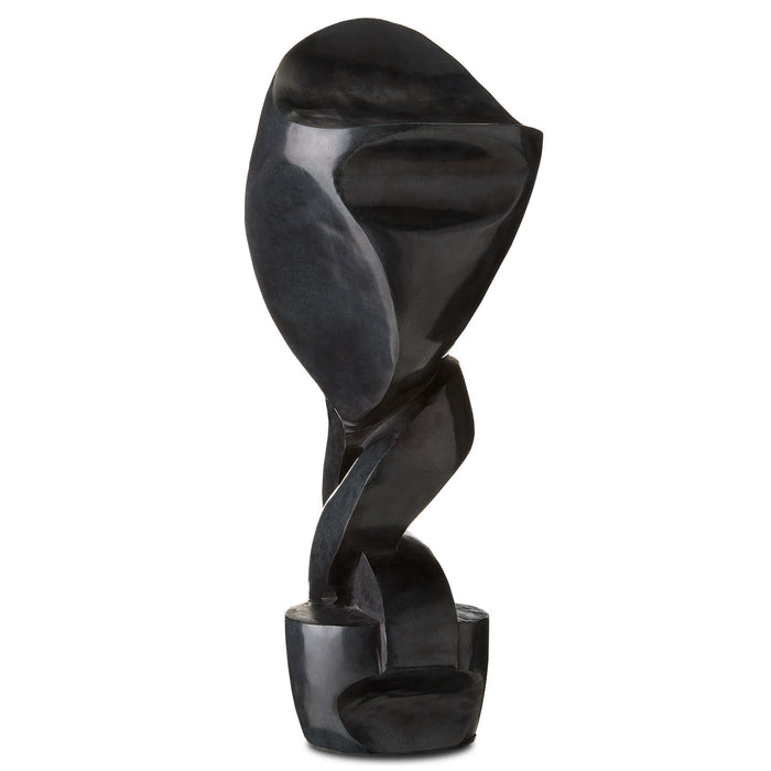 Currey and Company 1200-0596 Sculpture, Polished Gray
